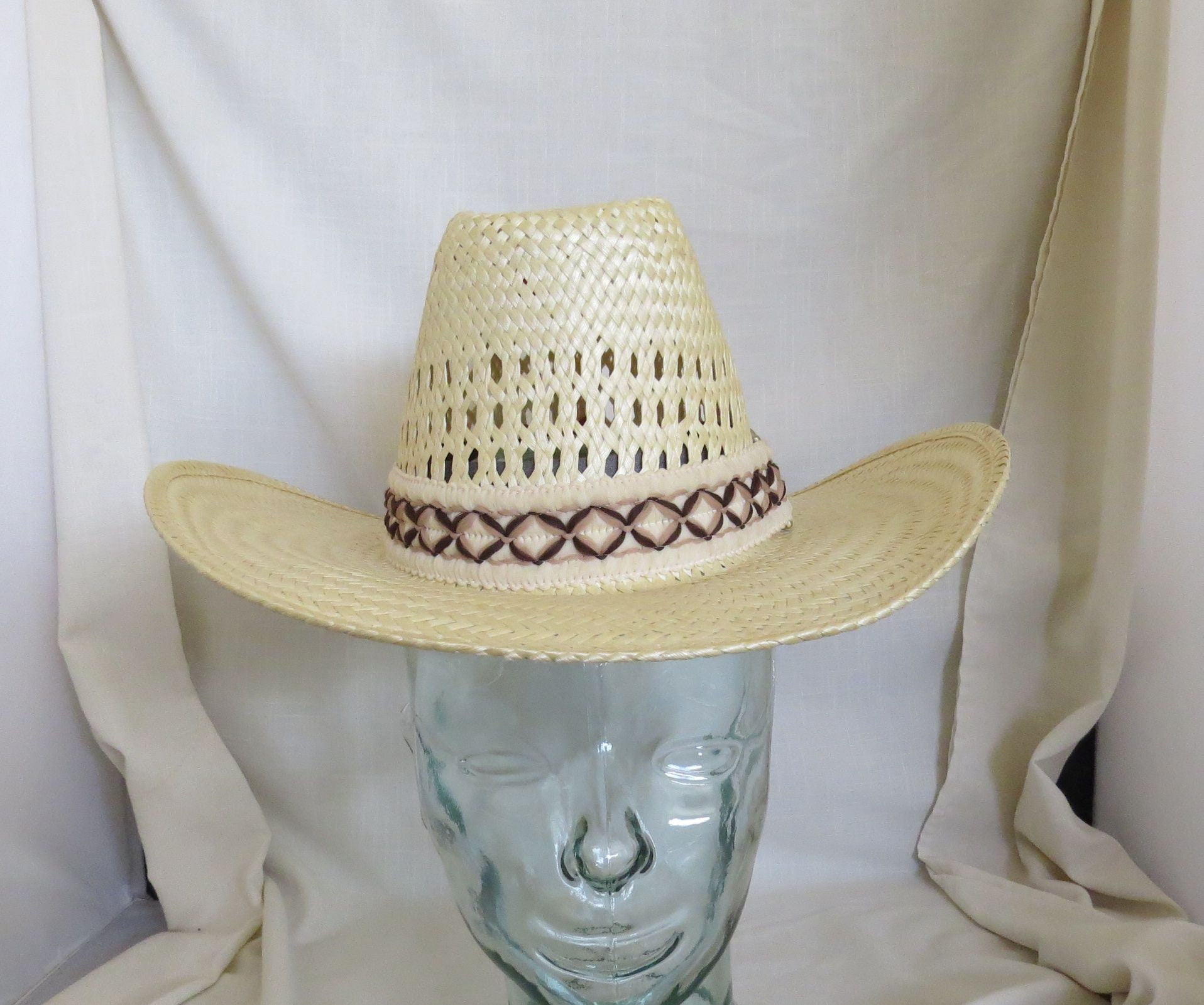 Vintage Bailey Cowboy Hat Straw New 