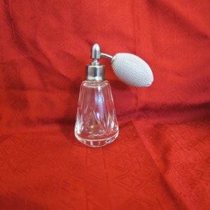 SALE Vintage Lead Crystal Perfume Atomizer Perfume Bottle Refillable Atomizer Perfume Bottle