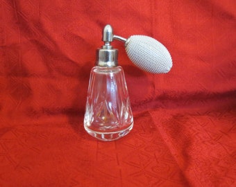 Vintage Lead Crystal Perfume Atomizer Perfume Bottle Refillable Atomizer