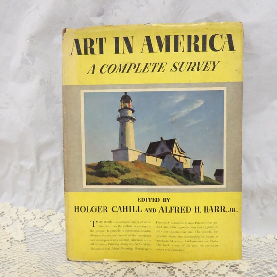 Vintage Art In America A Complete Survey Book Cahill And Barr Jr Reynal Hitchcock - 