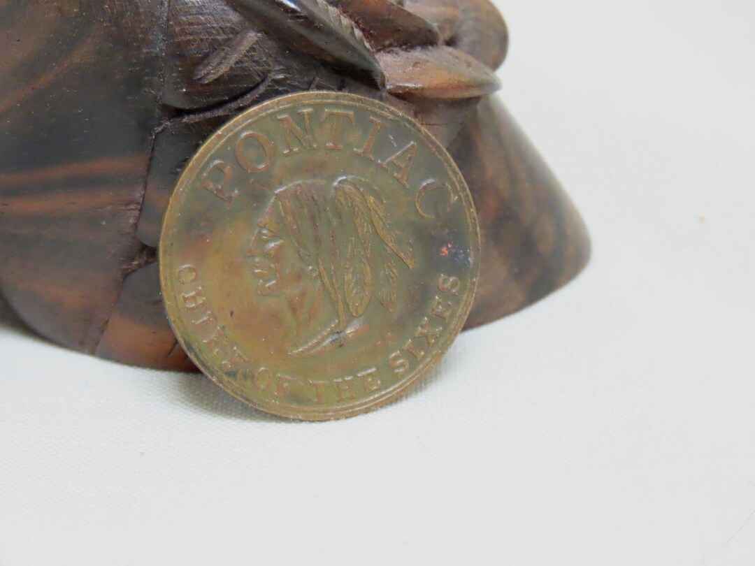 SALE Vintage Pontiac Chief of the Sixes Advertising Token General