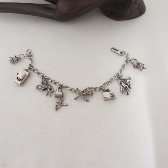 SALE Vintage Sterling Silver Articulating Charms C