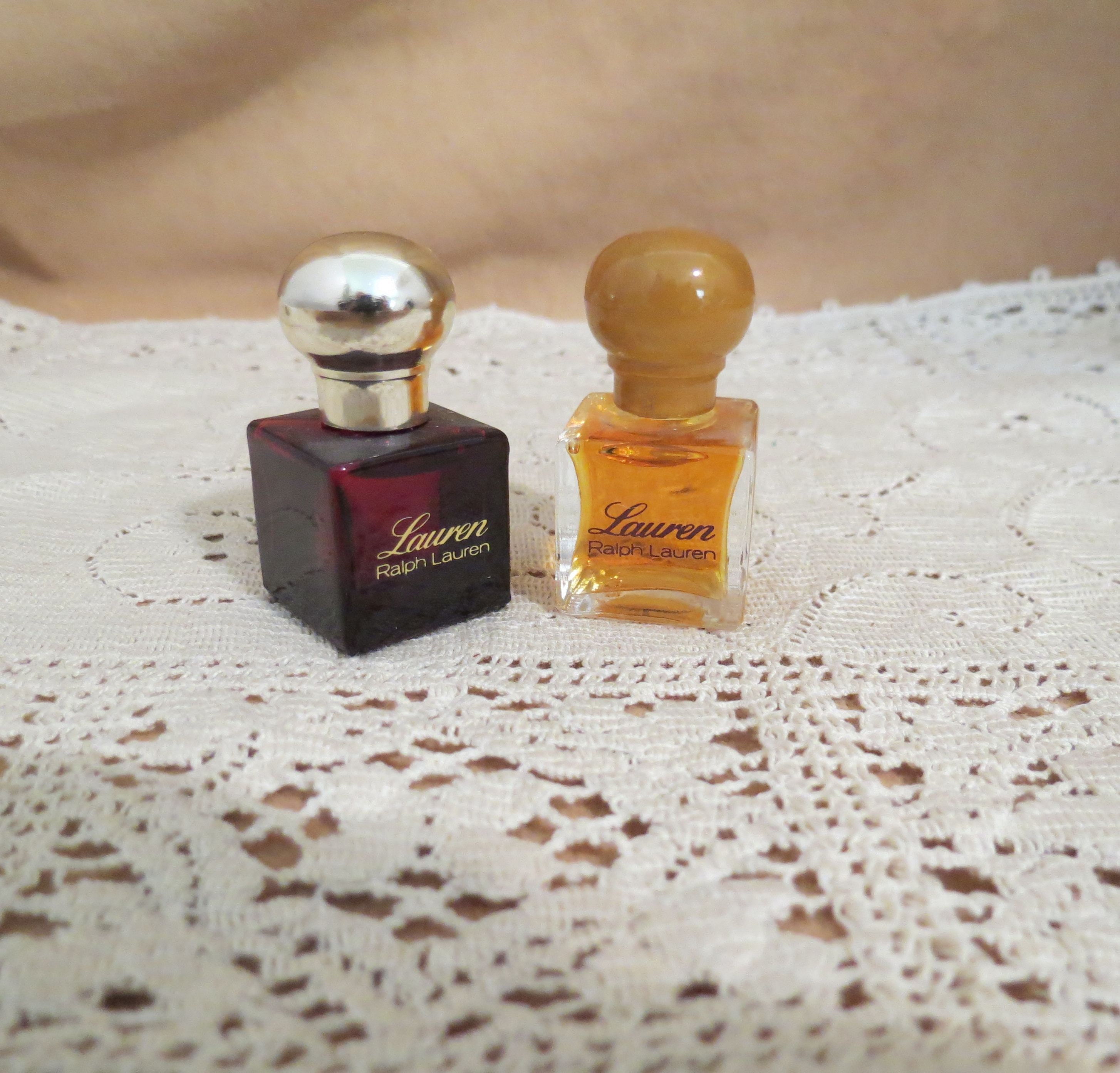 Vintage Lauren Miniature Perfume Bottles With Contents Ralph Lauren Perfume  Flacon Eau De Toilette 