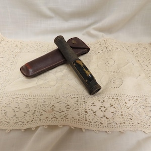 Antique Keuffel & Esser Pocket Surveyor Sight Scope Hand Held Scope With Level Made In USA