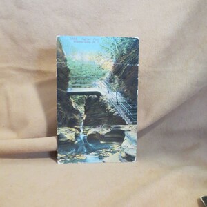 VERKAUF Antike Feen Pool Watkins Glen New York Souvenir Postkarte Unbenutzt