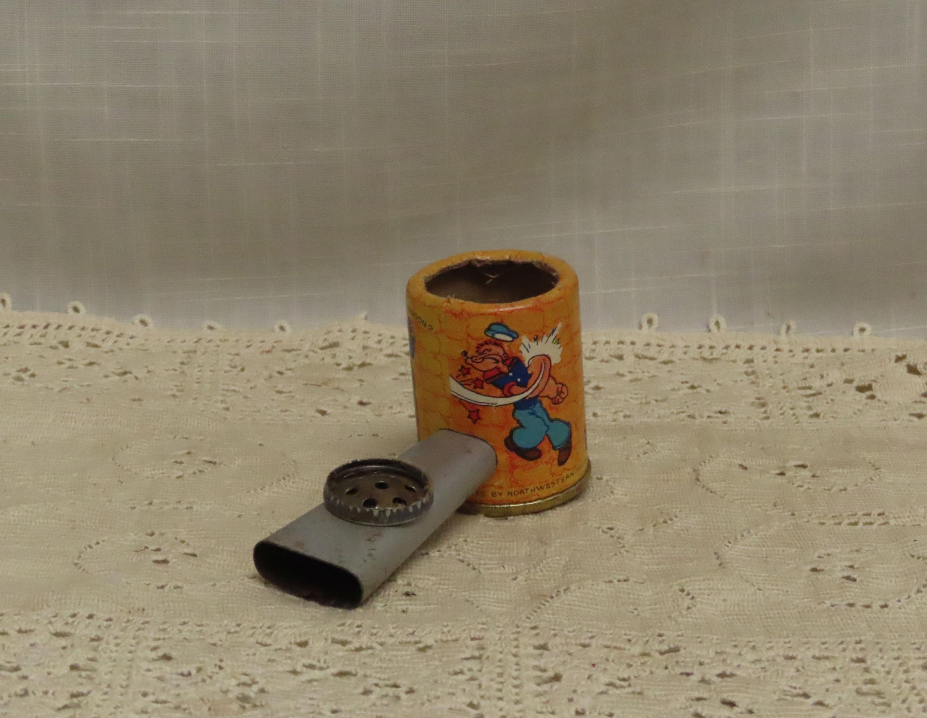 Vintage Popeye Pipe Kazoo Works Northwestern Products St Louis  display picture 1