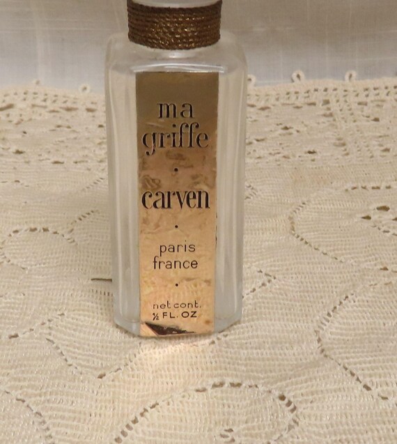 Vintage Ma Griffe Carven Perfume Bottle With Ground Glass Stopper