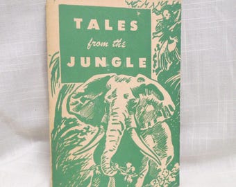 Vintage Tales From The Jungle Little Blue Book No. 561 Collected and Retold By C. J. Bender Haldeman-Julius Company Girard Kansas USA