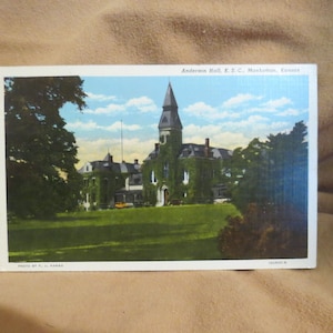 VERKAUF Antike Anderson Hall Kansas State College Manhanttan Kansas Kansas State Universität Souvenir-Postkarte