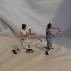 Pair of Vintage Jose Canseco Action Figures Oakland Athletics Batting Action Figures Articulating Arms Heads Waists MLB MBLPA