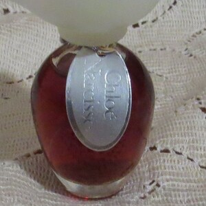Vintage Chloe Narcisse Perfume Bottle With Contents Flower 