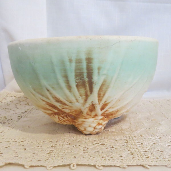 Vintage McCoy Pinecone Indoor Planter Matte Glaze