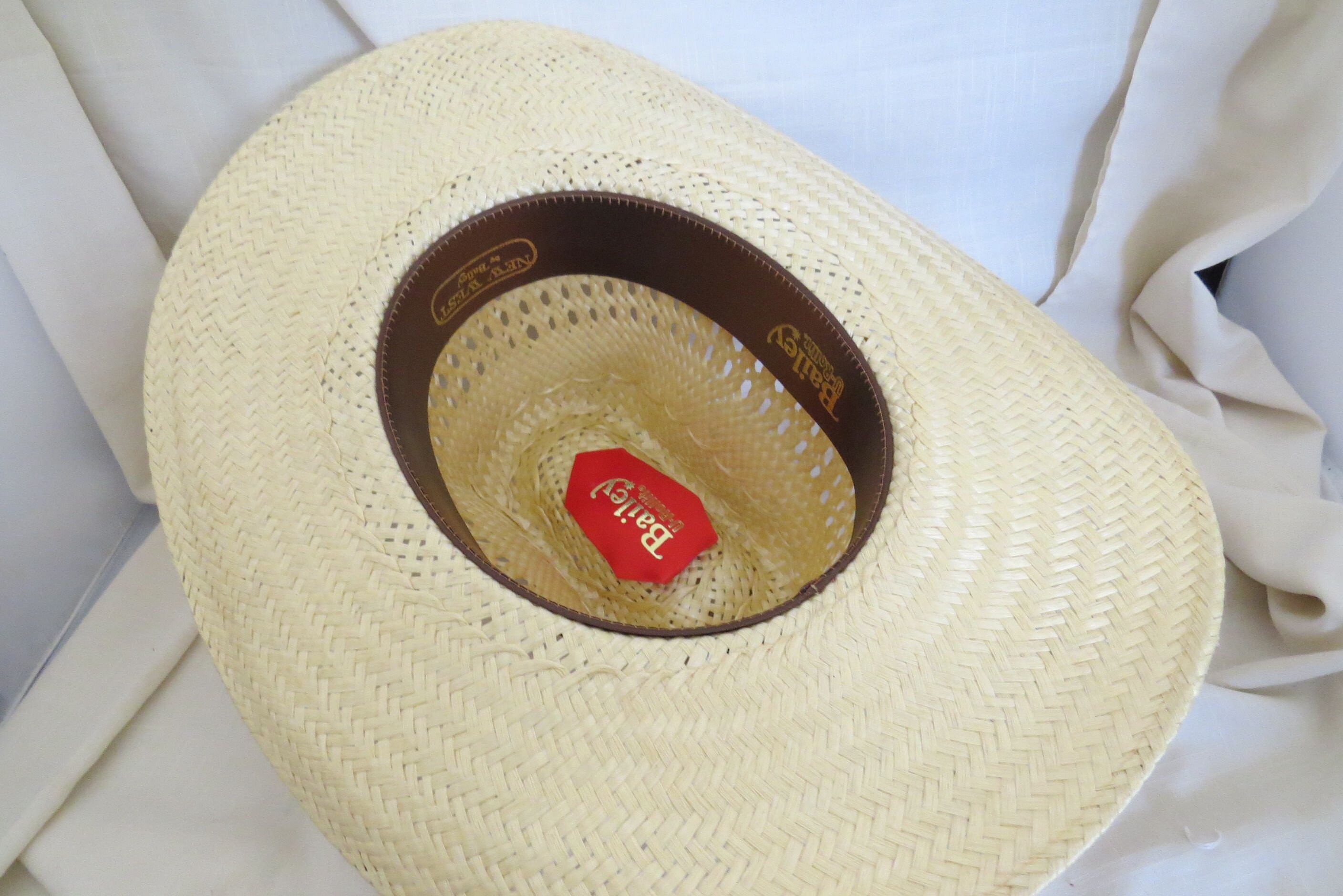 Vintage Bailey Cowboy Hat Straw New 