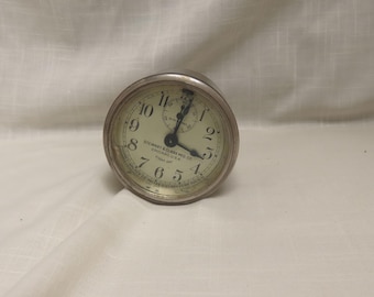 SALE Antique Stewart & Clark Seth Thomas Automobile 8 Day Clock With Second Hand Antique Automotive Clock