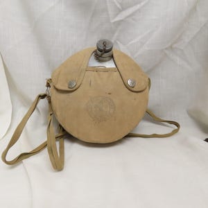 Vintage Boy Scout Canteen With Canvas Cover