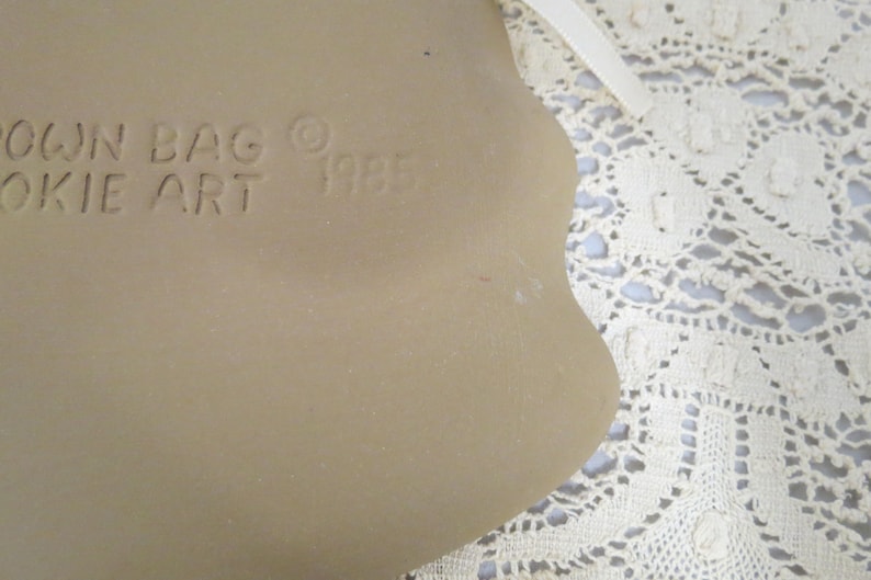 Sale Vintage Brown Bag Cookie Mold Rocking Horse Bees Wax Pressed Paper Paper Casting Chocolate Pomanders Salt Dough Butter