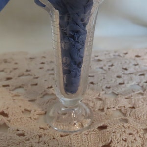 Antique Cut Glass Beaker Pharmacy Apothecary Beaker Tiny Beaker Mercantile Bearker