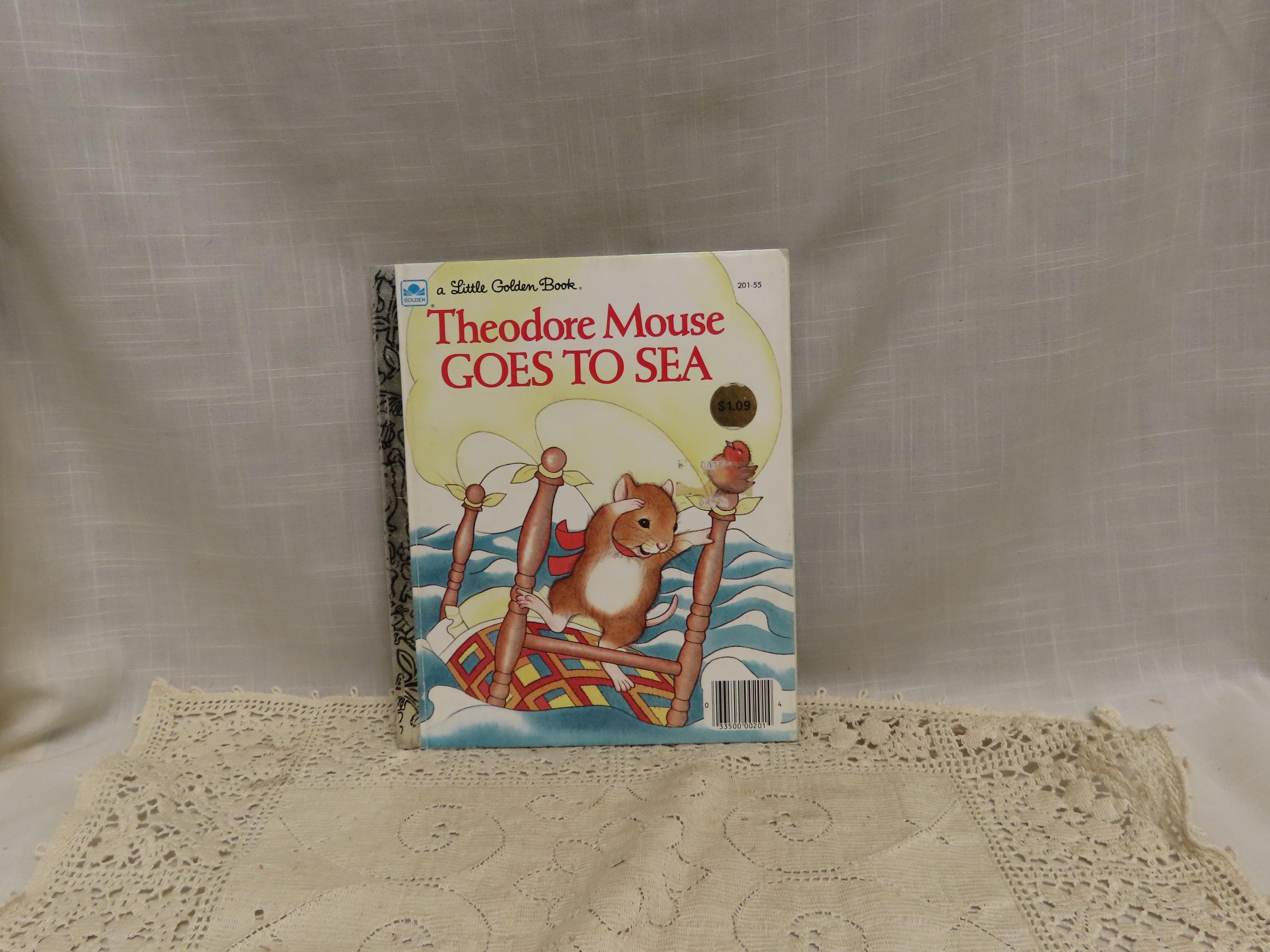 4 Vintage Little Golden Books Country Mouse and City Mouse
