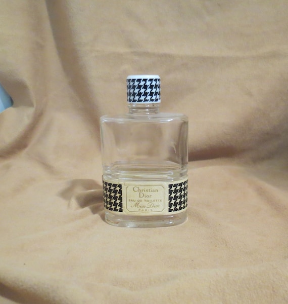 Vintage Christian Dior Eau De Toilette Perfume Bot
