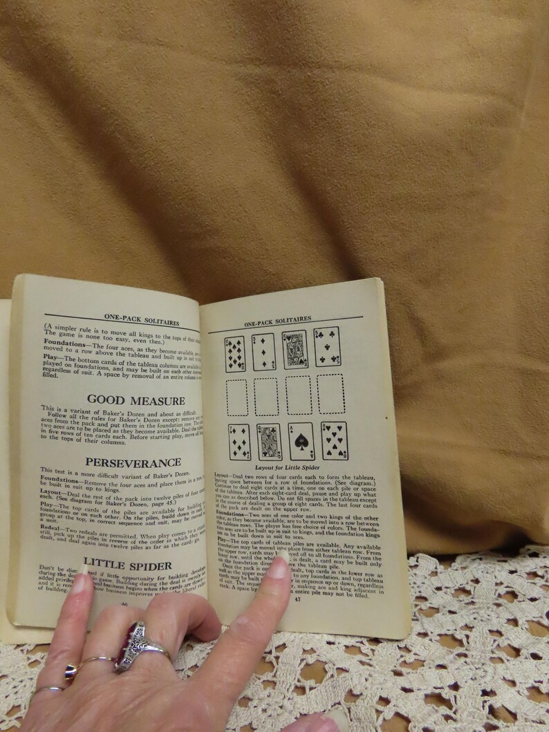 Basic Old Solitaire Instructions.pdf Vintage 150 Ways to Play Solitaire Book Alphonse Moyse United States ...