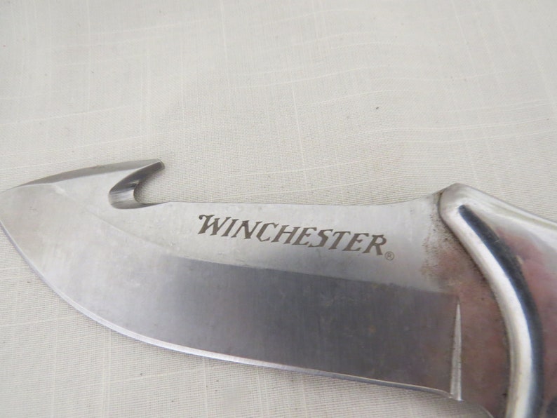 SALE Vintage Winchester Hunting Knife With Gut Hook Skinning Etsy