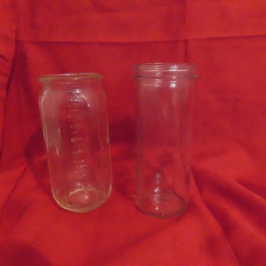 SALE Vintage Pyrex Nursing Bottle Baby Bottle Hygeia Nursing Bottle Baby Bottle Embossed Glass Nursing Bottles