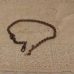 Vintage Gold Plated Watch Chain Victorian Watch Chain Edwardian Watch Chain
