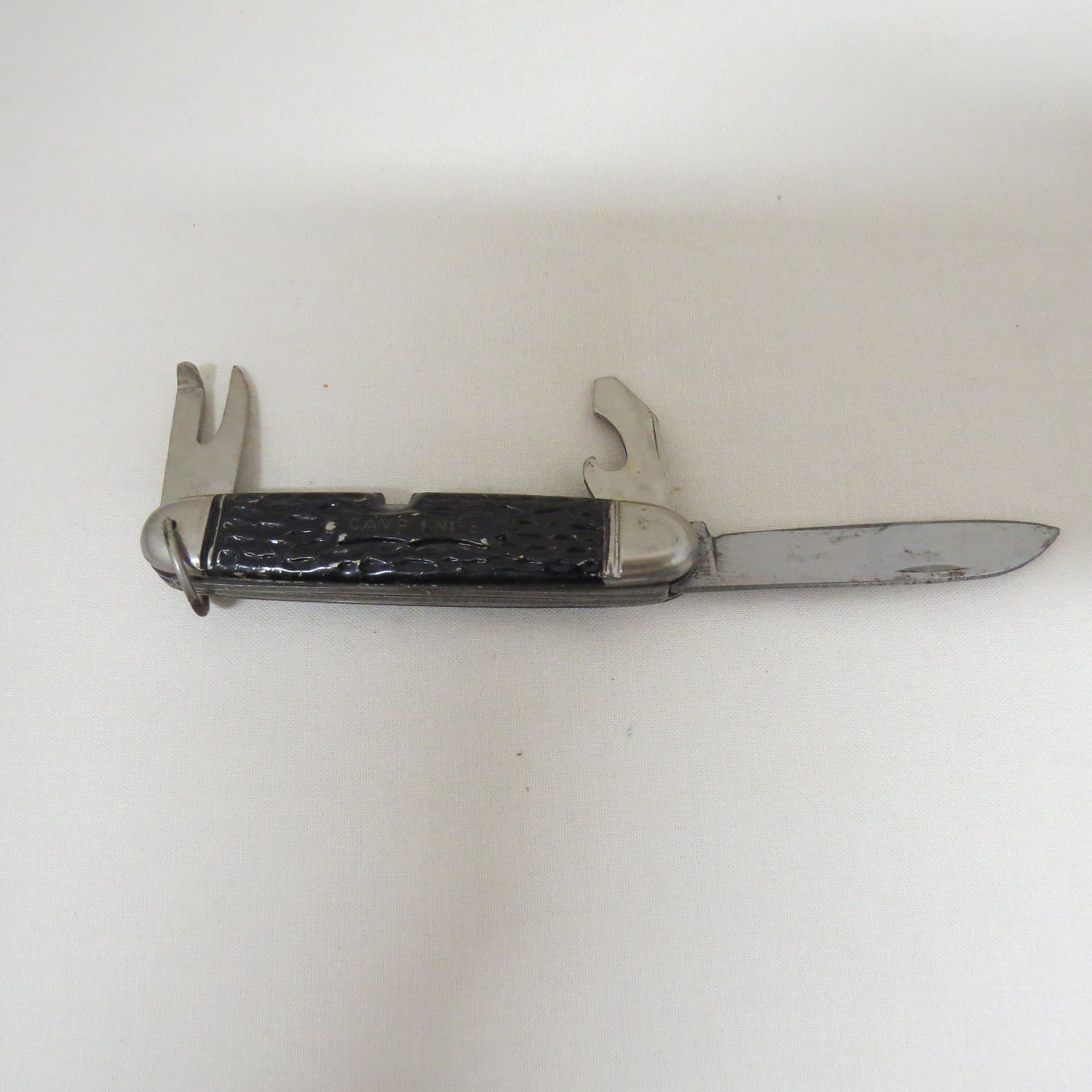 SALE Vintage Camp Knife 3 Bladed Knife Pocket Knife Jack Knife Etsy