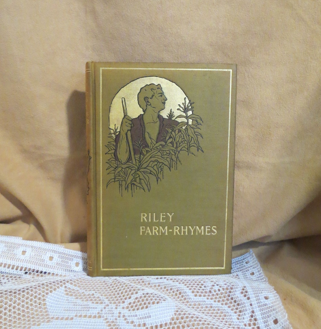 Antique Riley Farm-rhymes Poetry Book Country Pictures by Will Vawter ...