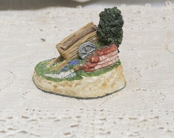 Vintage David Winter Cameo Greenwood Wagon Hand Made Hand Painted John Hine Limited Great Britain
