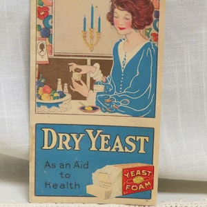 Antique Dry Yeast As An Aid To Health Magic Yeast Foam Yeast Northwestern Yeast Company Chicago Advertising Booklet
