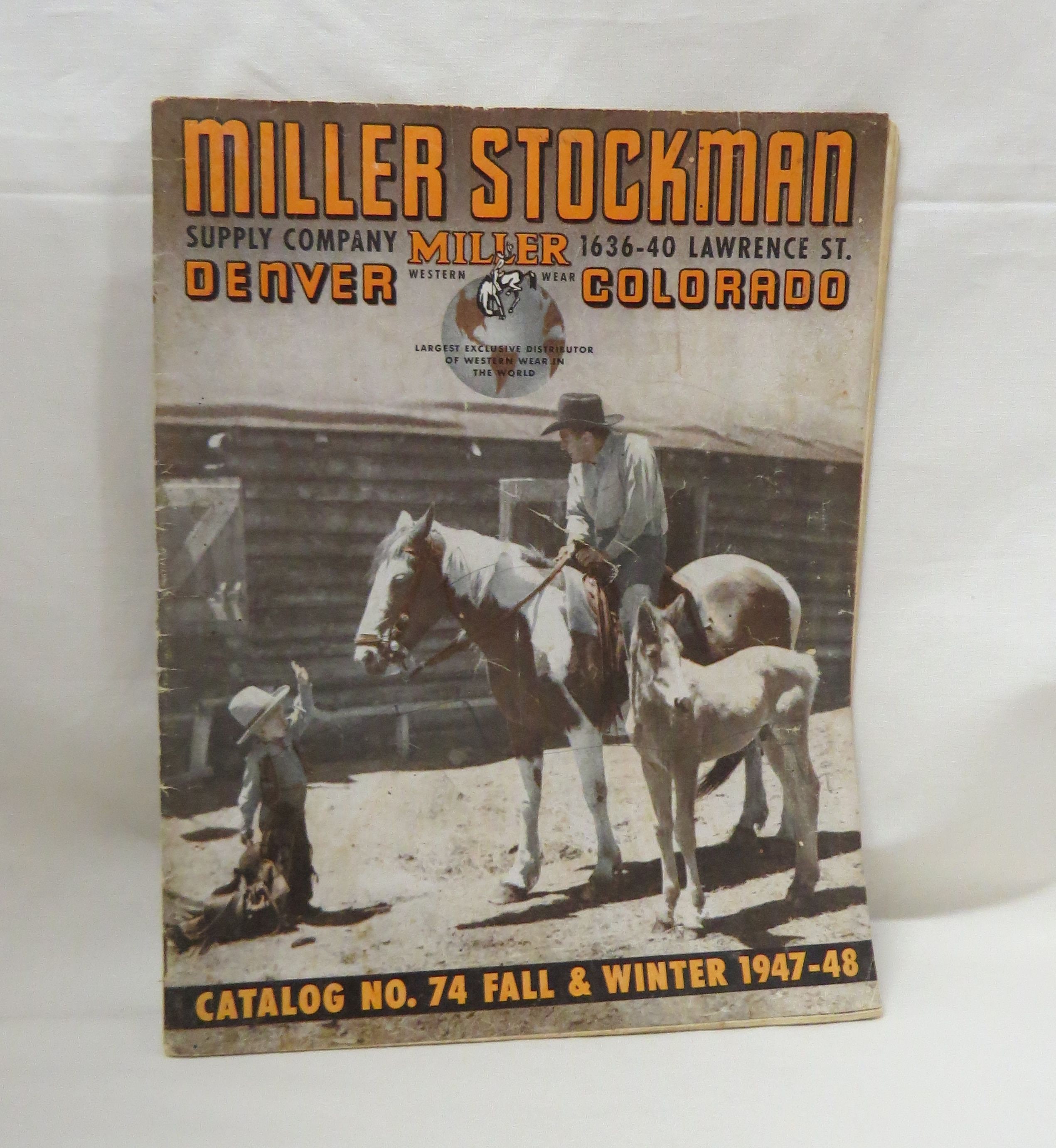 Vintage Miller Stockman Supply Company 1947 48 Denver Colorado Etsy