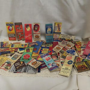 Vintage Large Lot Of Advertising Match Book Covers Food Realted