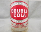 SALE Vintage Double Cola Soda Pop Bottle Seminole Flavor Bottled In Emporia Kansas Advertising Bottle Advertisement Bottle