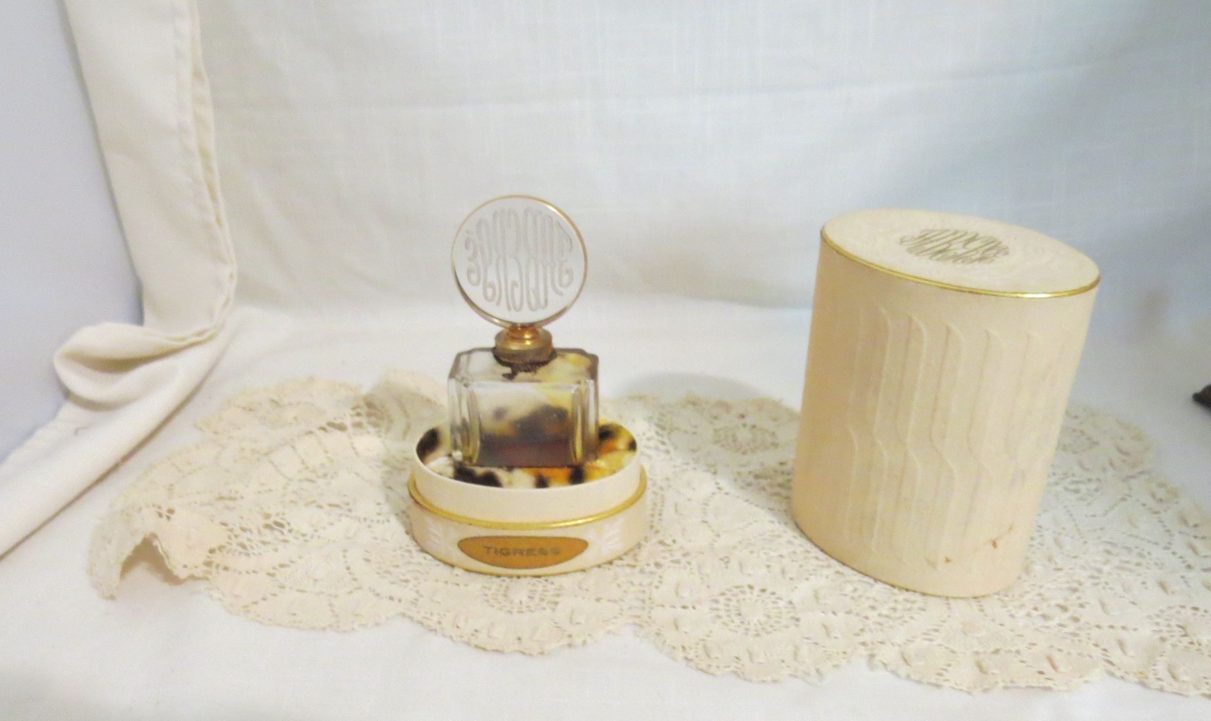 Rare Faberge Act IV Refillable Parfume Perfume Case Gold Bottle Original Box