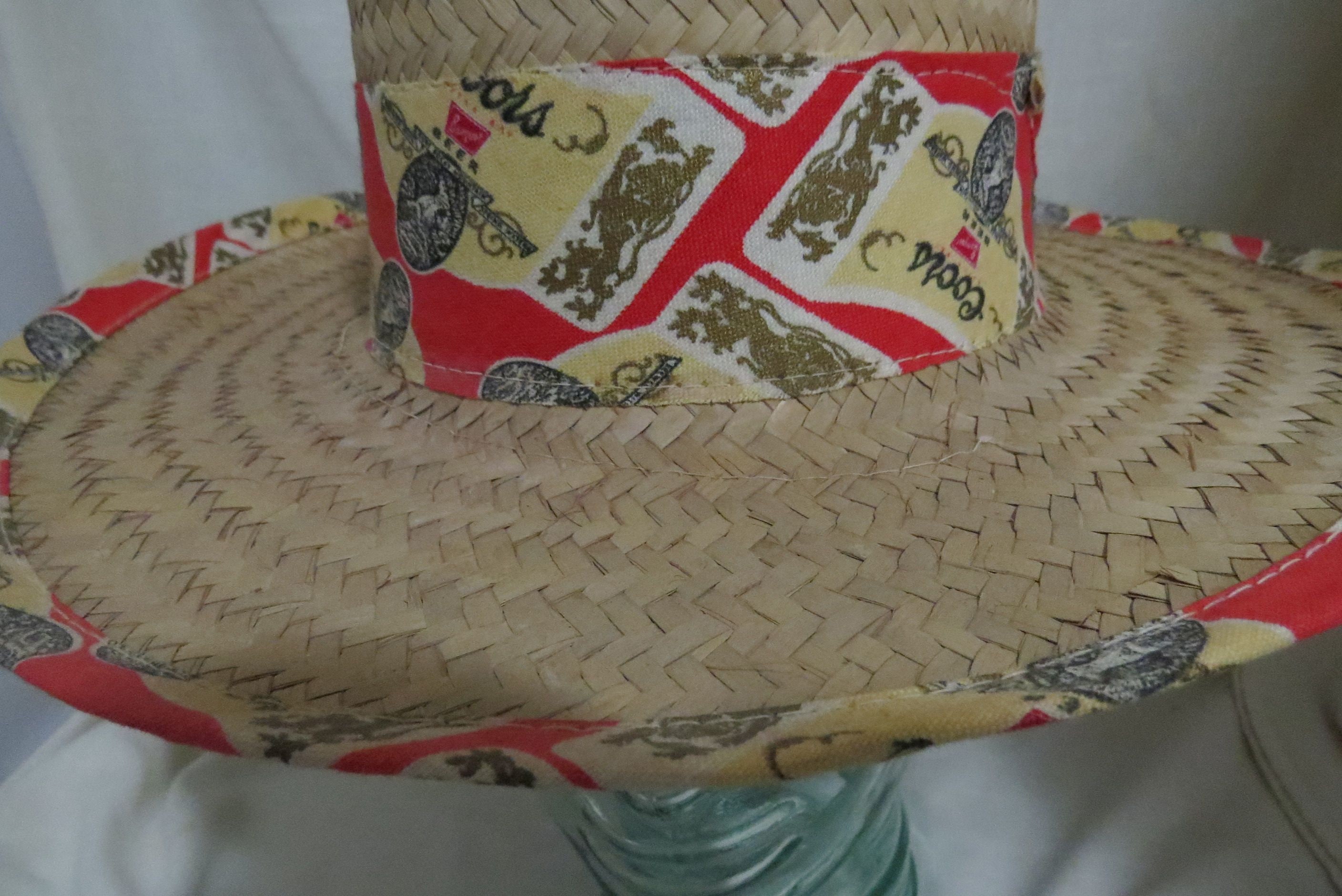 Vintage Coors Hat Advertising Straw Hat 