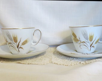 SALE Vintage Noritake China Porcelain Cup and Saucer Pair N 5566