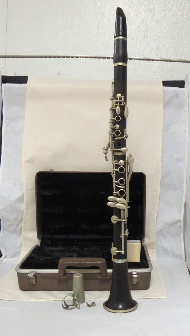 SALE Vintage Wooden Clarinet Evette Sponsored By Buffet Paris | Etsy