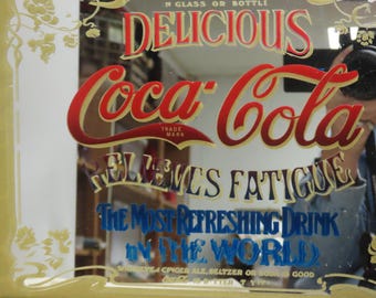 コカコーラ　Coca-cola PUB mirror sign　廃番品 コカコーラ Coca-cola PUB mirror sign 廃番品 vintage coca