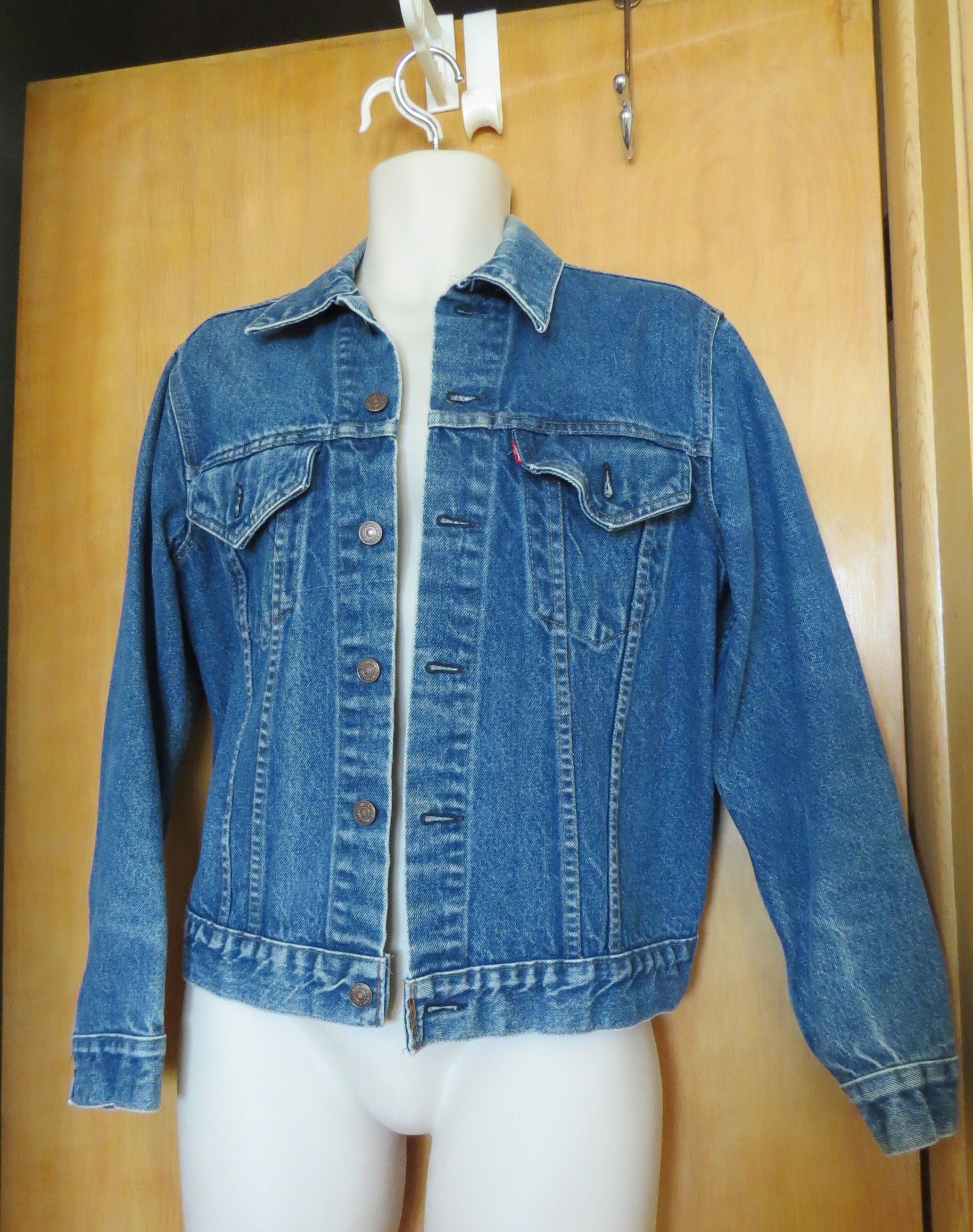 SALE Vintage Levi Denim Jacket Big E Type III Size 40 70505 - Etsy