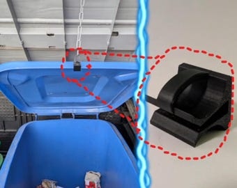Bin lid holder