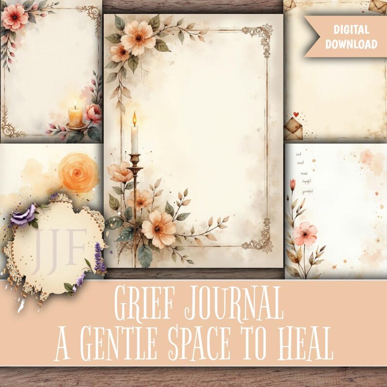 Grief Journal Printable | Healing Journal for Loss & Bereavement ...