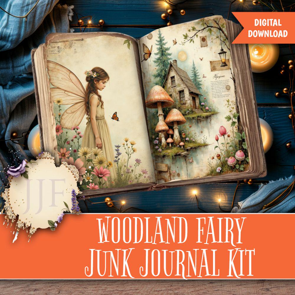 Woodland Fairy Junk Journal Kit | Enchanted Forest Printable Pages ...