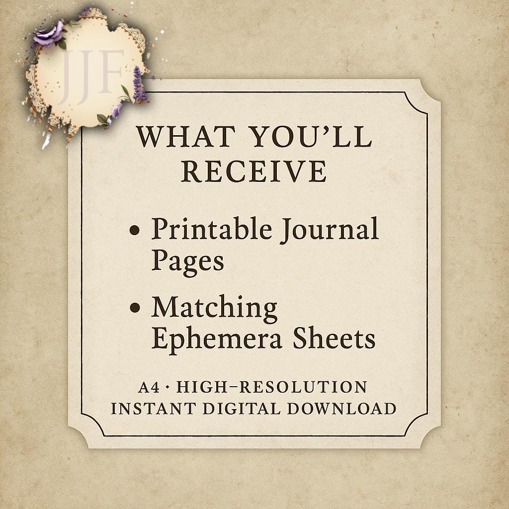 Charms & Dangles Junk Journal Kit | Printable DIY Charm Bookmark Pages ...