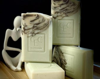 Jabón artesanal de mezcla de sebo Zen Tides de tamaño completo CCEHandmadeLLC