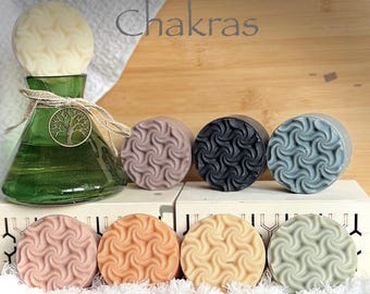 Jabón de chakra de sebo hecho a mano por CCEHandmadeLLC