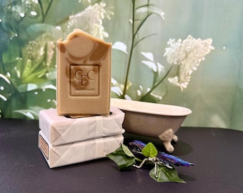 Jabón natural vegano hecho a mano sin perfume de café de CCEHandmadeLLC