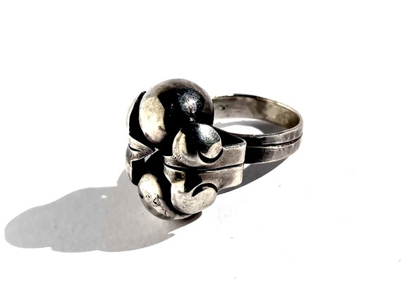 Mexican Sterling Silver Vintage Ring,Mexico Sterl… - image 2