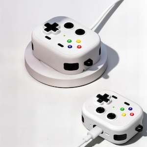 Retro Handheld Airpods Case, Double Layer TPU Protective Cover (Airpods Pro 2/3, 4)