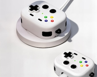 Retro Handheld Airpods Case, Double Layer TPU Protective Cover (Airpods Pro 2/3, 4)